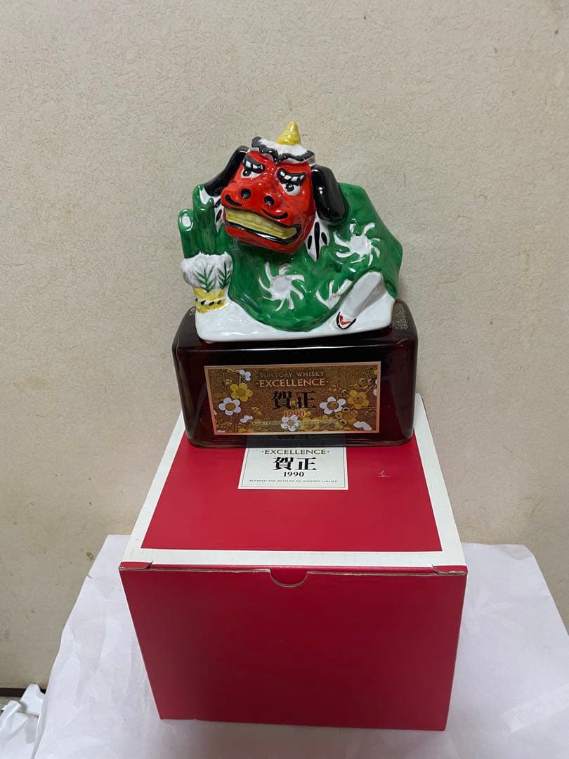 サントリー ウイスキー エクセレンス 獅子舞型ボトル