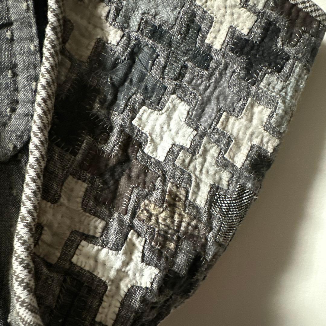 たみぽんハンドメイドパッチワークキルトの個性的なハンドバッグ