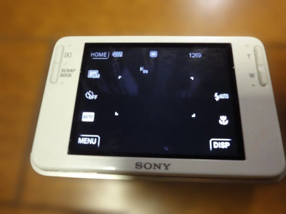 SONY ソニー Cyber-Shot DSC-T2 ホワイト　セット　中古