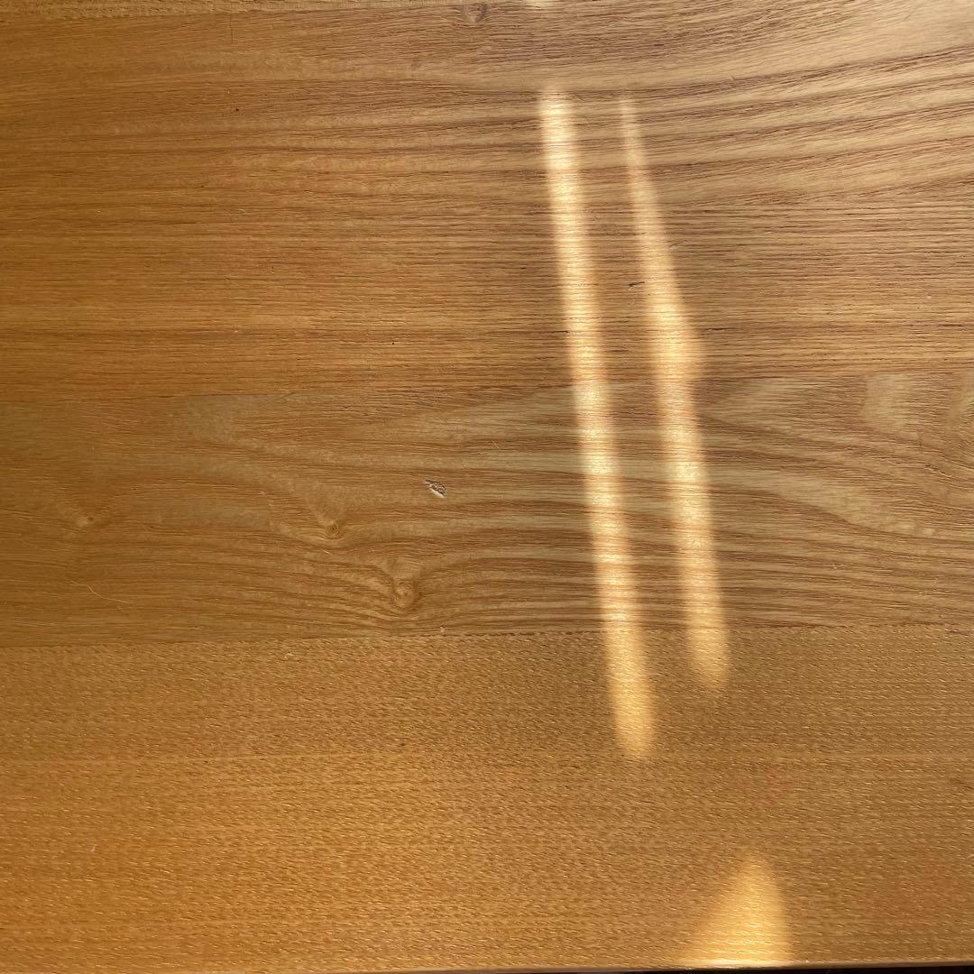 【廃盤】無印良品MUJI 学習机　セット キャビネット　キャスター付き　タモ材