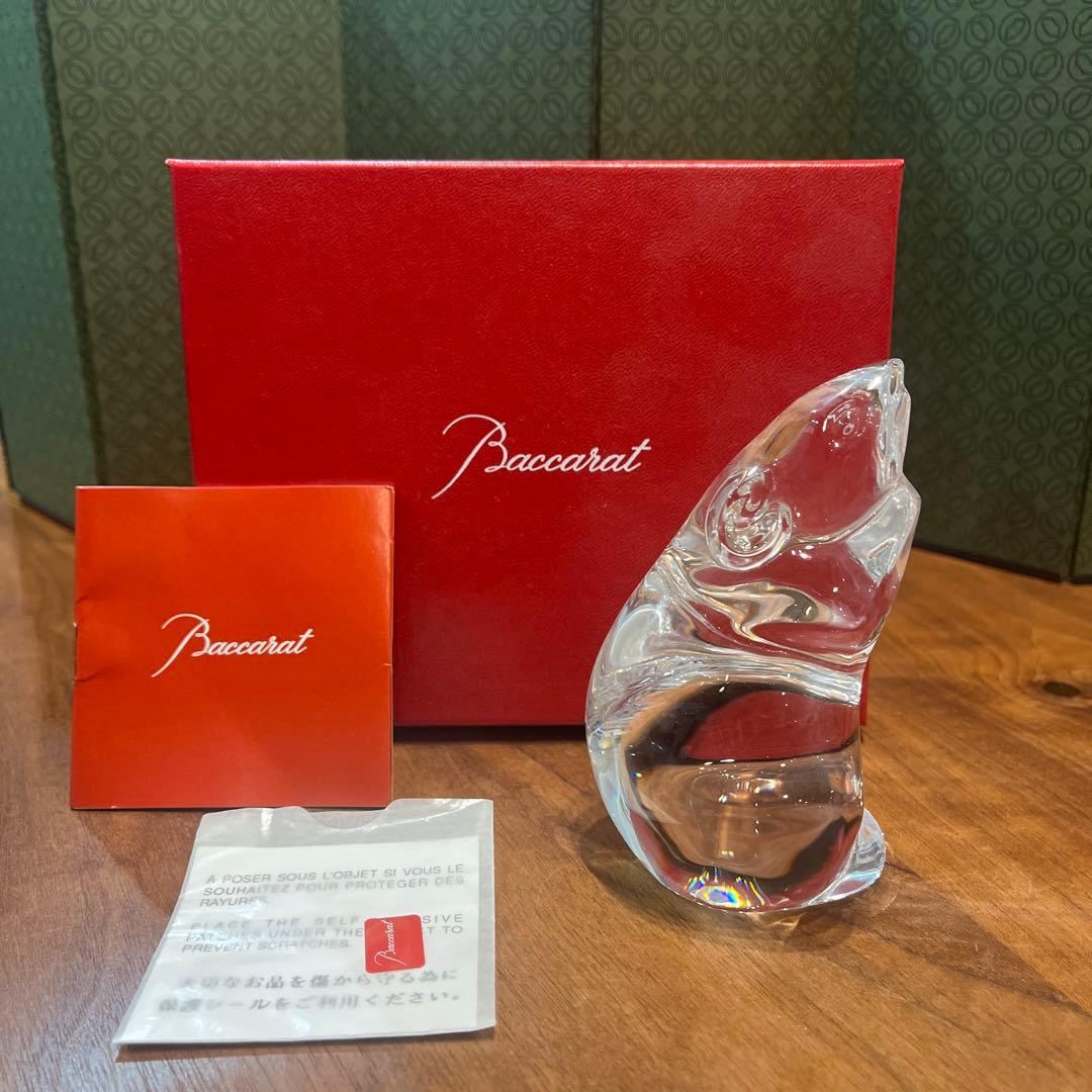 Baccarat クリスタル　干支　ネズミ
