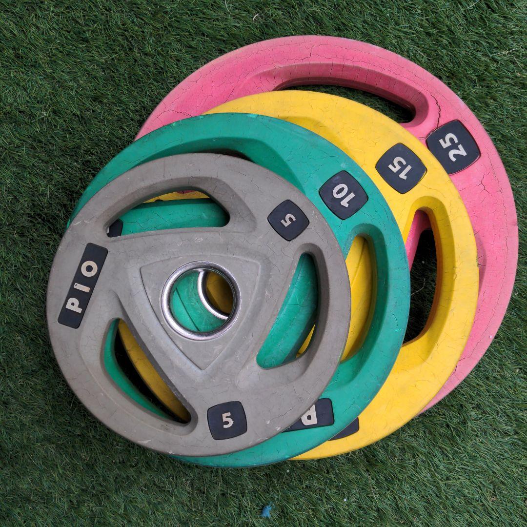 バーベル１１０kgセット　オリンピックプレート　引き取り限定