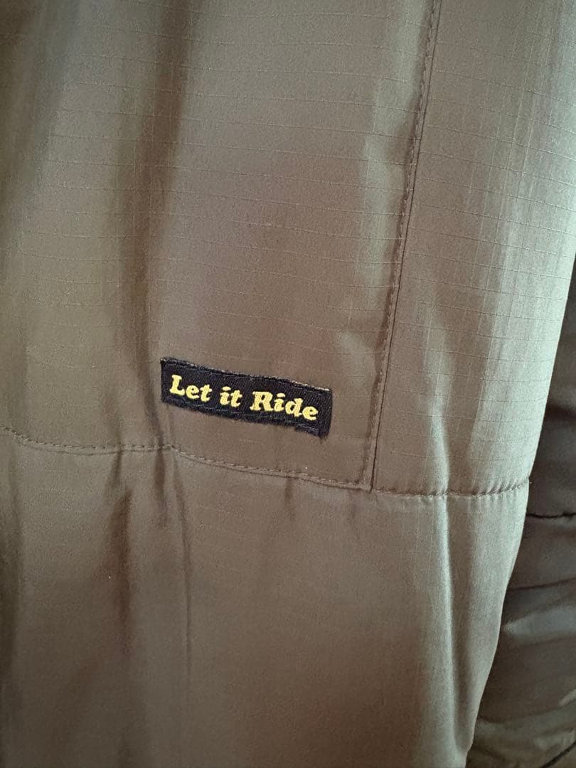 ディカプリオLet it Ride フード付きダウンジャケット グリーン