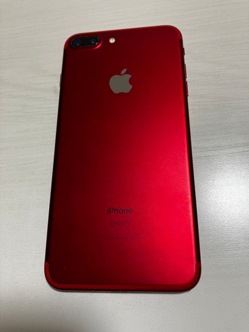 iPhone 7 Plus 128GB レッド SIMフリー 新品BT交換済