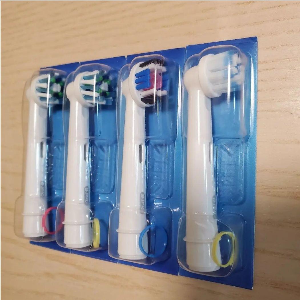 替えブラシ４本付　BRAUN丸形回転電動歯ブラシ