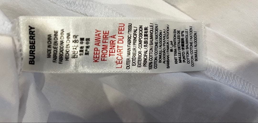 BURBERRY ロゴプリント Tシャツ 6Y