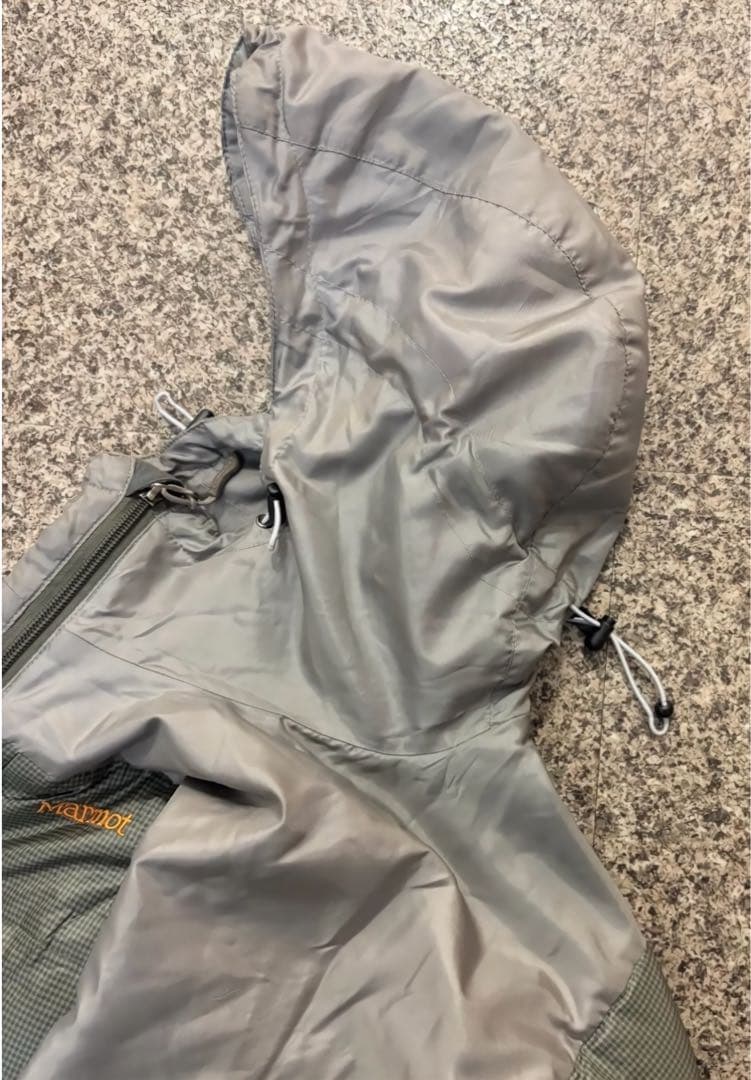 00s Marmot ハイブリッド ロディオ ダウンジャケット チェック柄入り