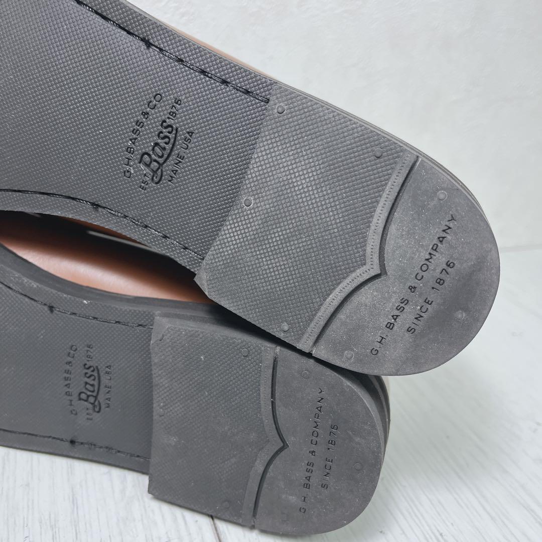 【極美品】G.H.BASS 25.5㎝ ローファー　キャメル