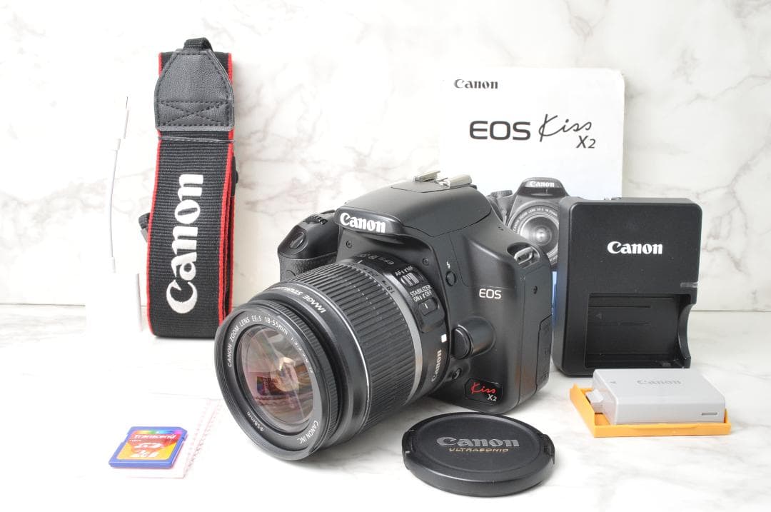 ショット数少なめ❣️Canon EOS Kiss X2⭐️スマホ転送 キヤノン