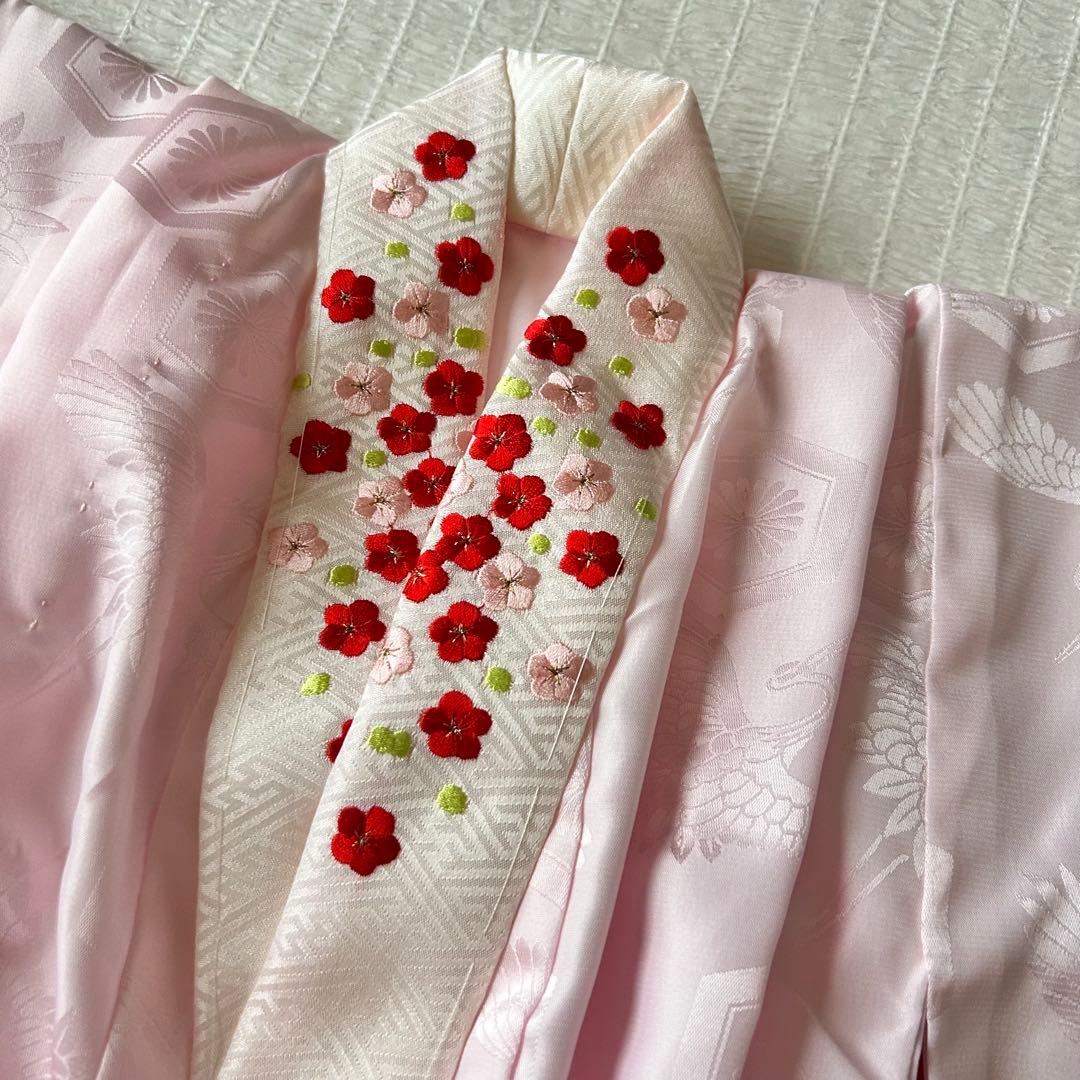 miya 七五三 総絞り 着物 長襦袢 正絹 被布 三歳 753 金駒刺繍