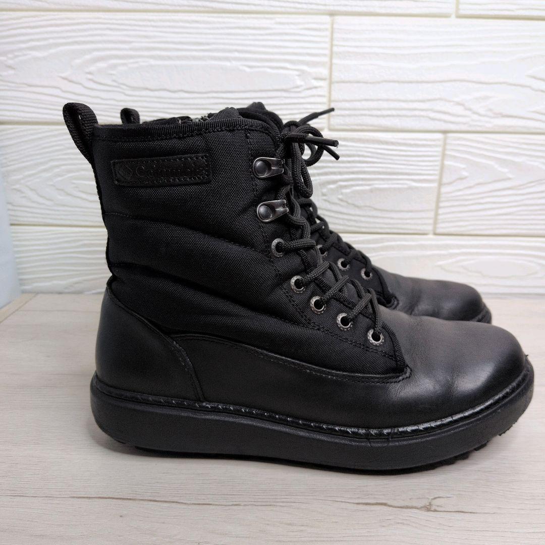 最終お値下げ コロンビア サップランド スノーブーツ 25.0 黒 レザー