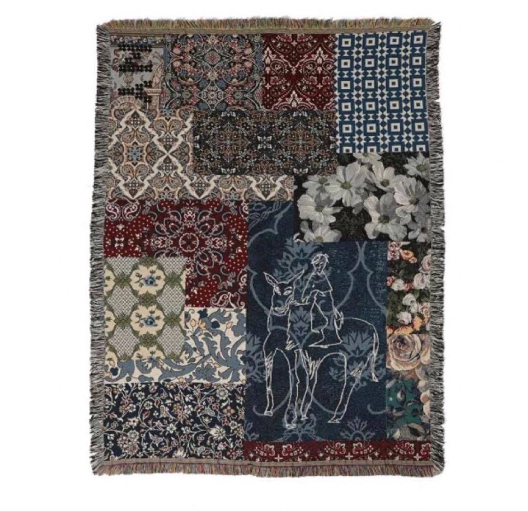 kaito fukui ラグ　ブランケット　NY リバーシブル