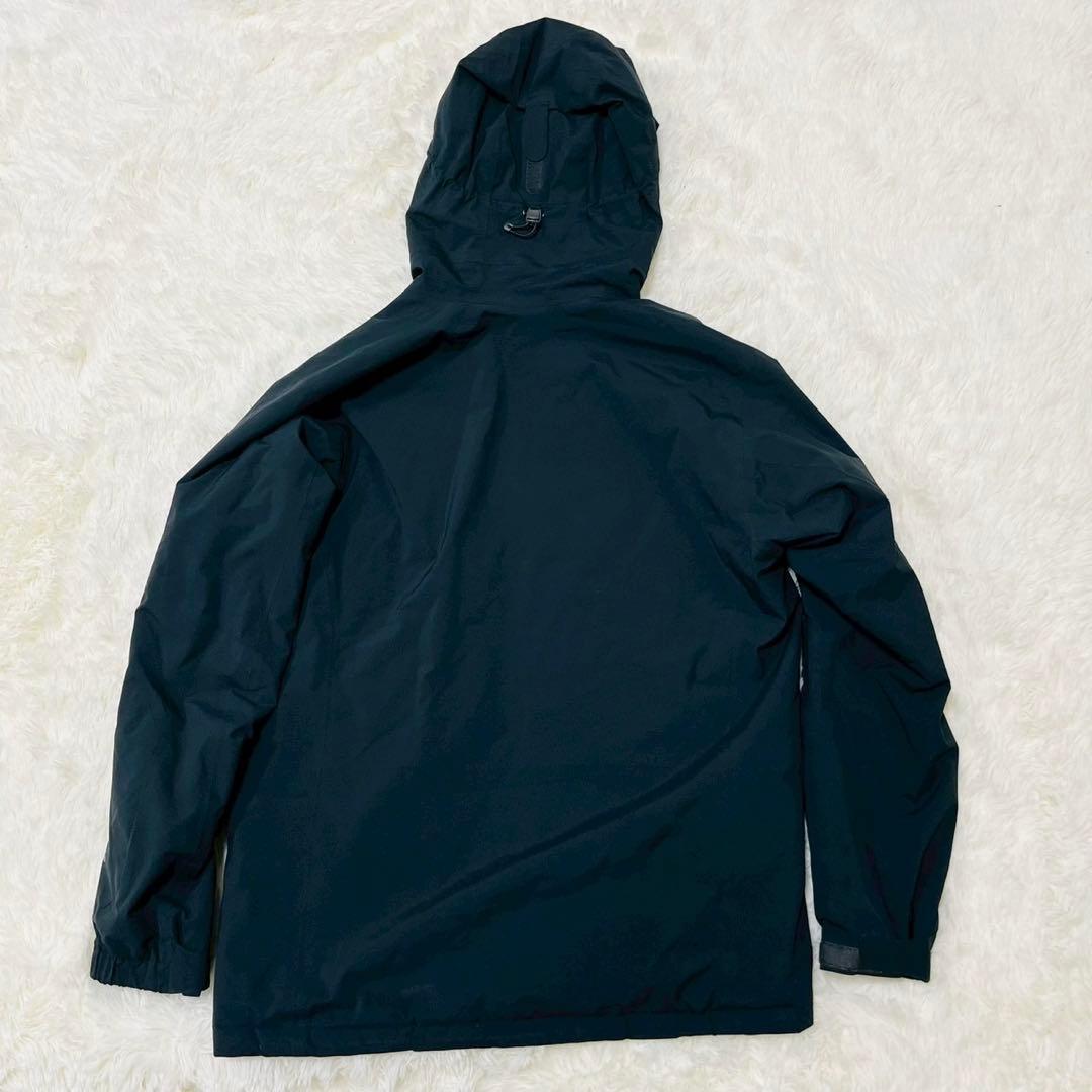 モンベル　パウダーステップ パーカ XL　ブラック　スタッフバックなし①