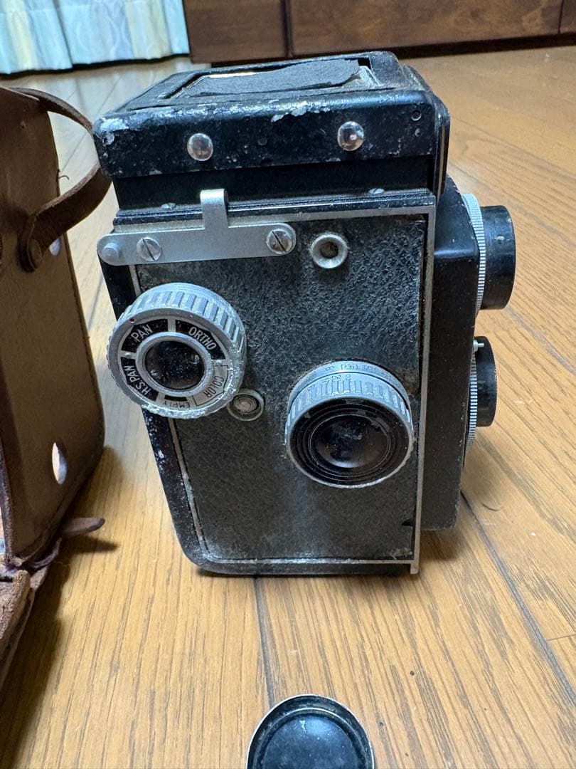 Minoltaflex フィルムカメラ レザーケース付き