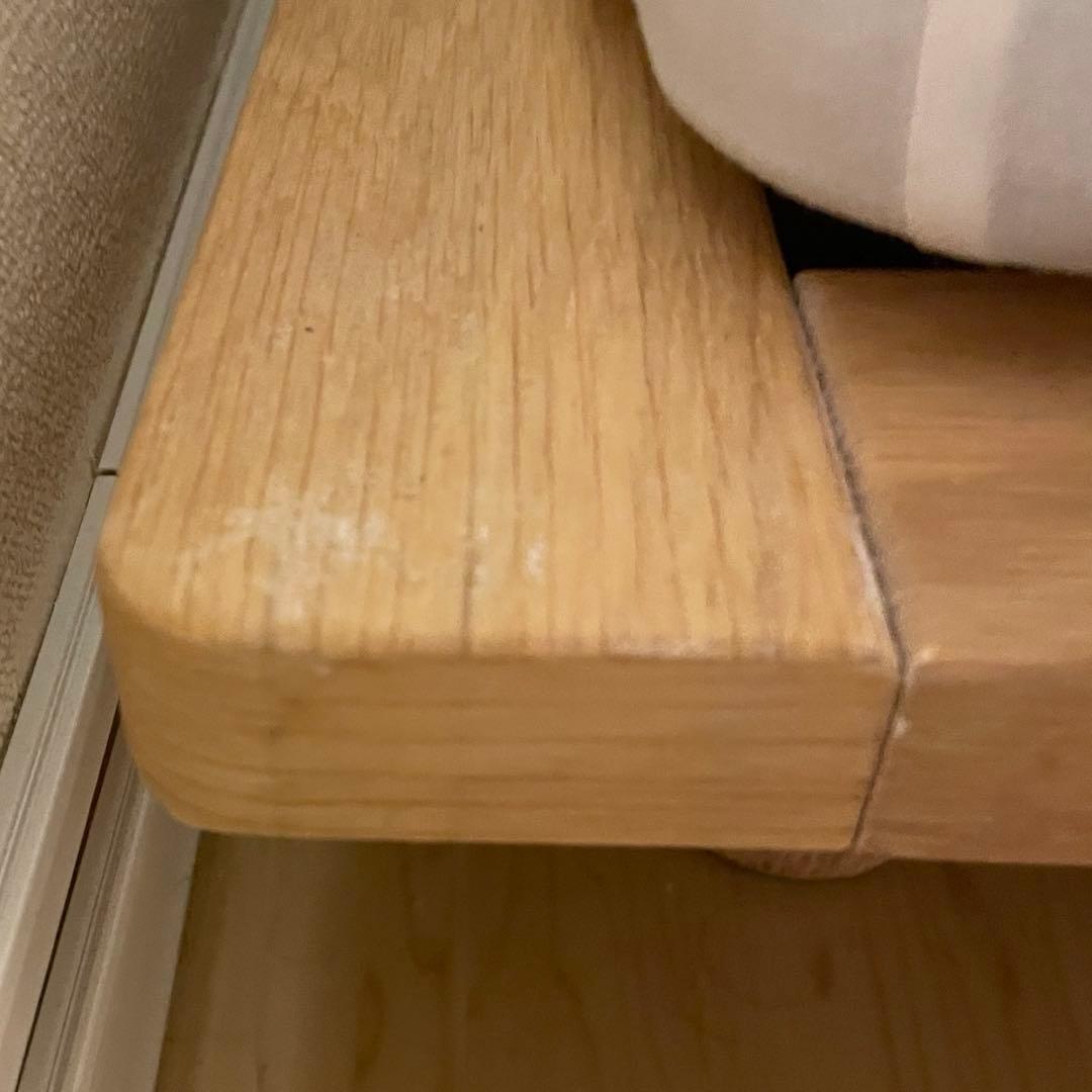 無印良品　ベッドフレーム　オーク材　シングル