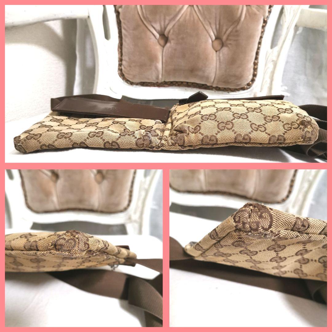 そうたGUCCIグッチ ボディバッグ斜めがけショルダーバッグGG鑑定済!