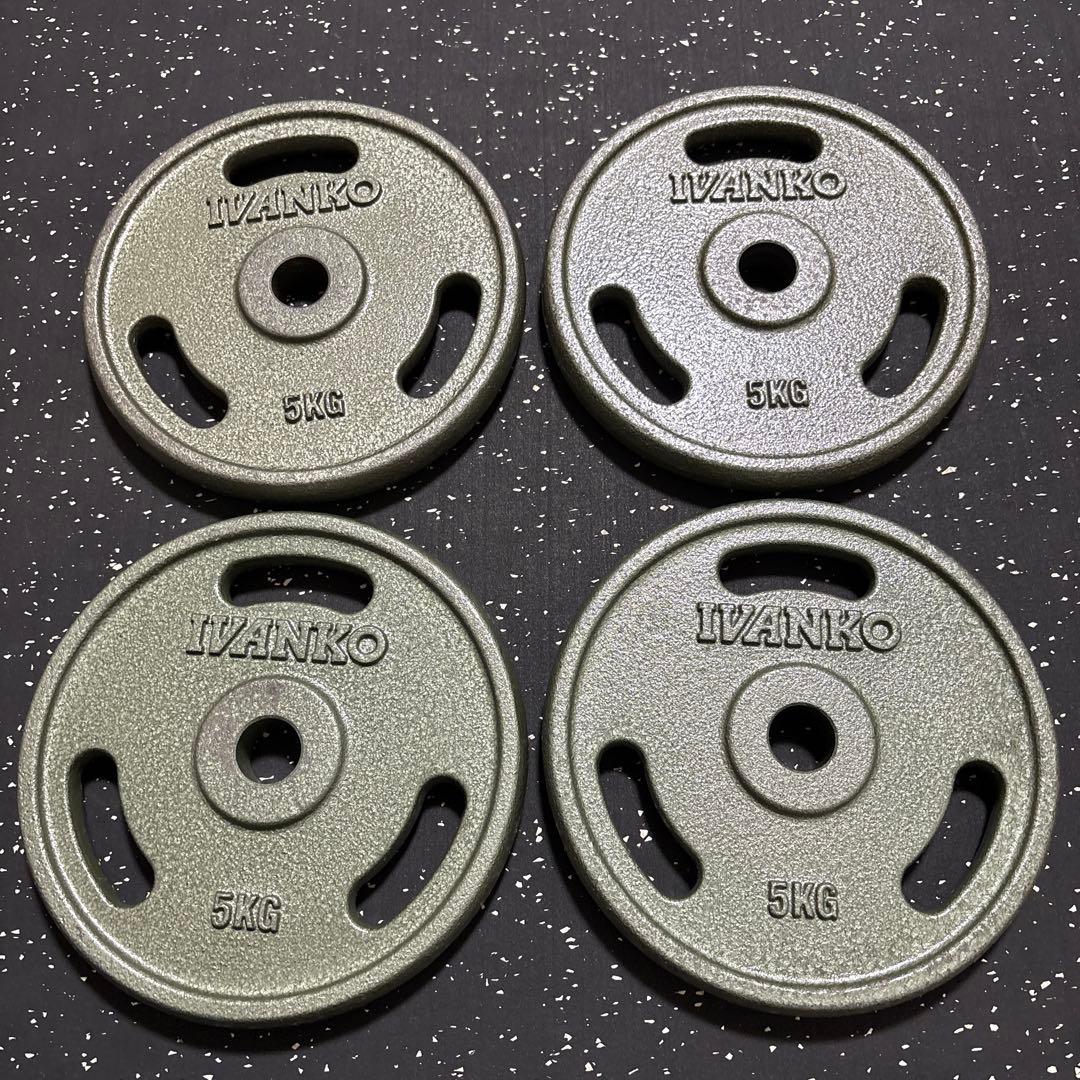 IVANKO ペイントEZグリッププレート 5kg 4枚セットΦ28mm ③