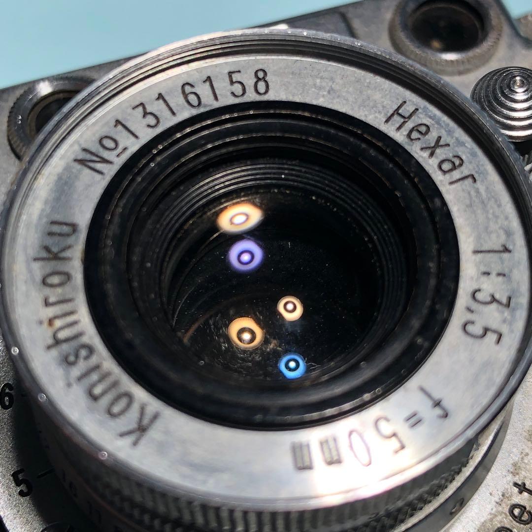フィルムカメラ leotax konishiroku hexar 50mm f3.5