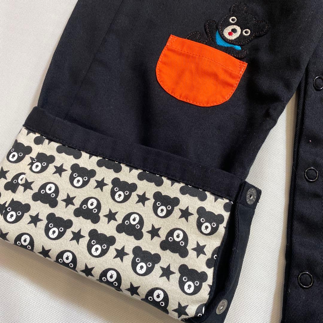 ★新品★MIKI HOUSE/ダブルビー★L(90-100)★オーバーオール