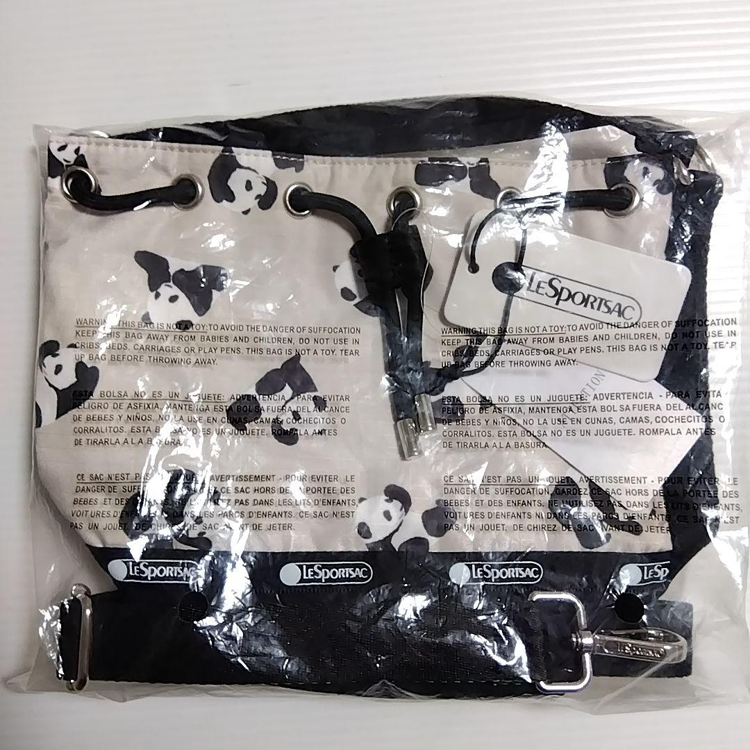 レスポ パンダ PANDA 巾着 ショルダーバッグ 2WAY ミニショルダー