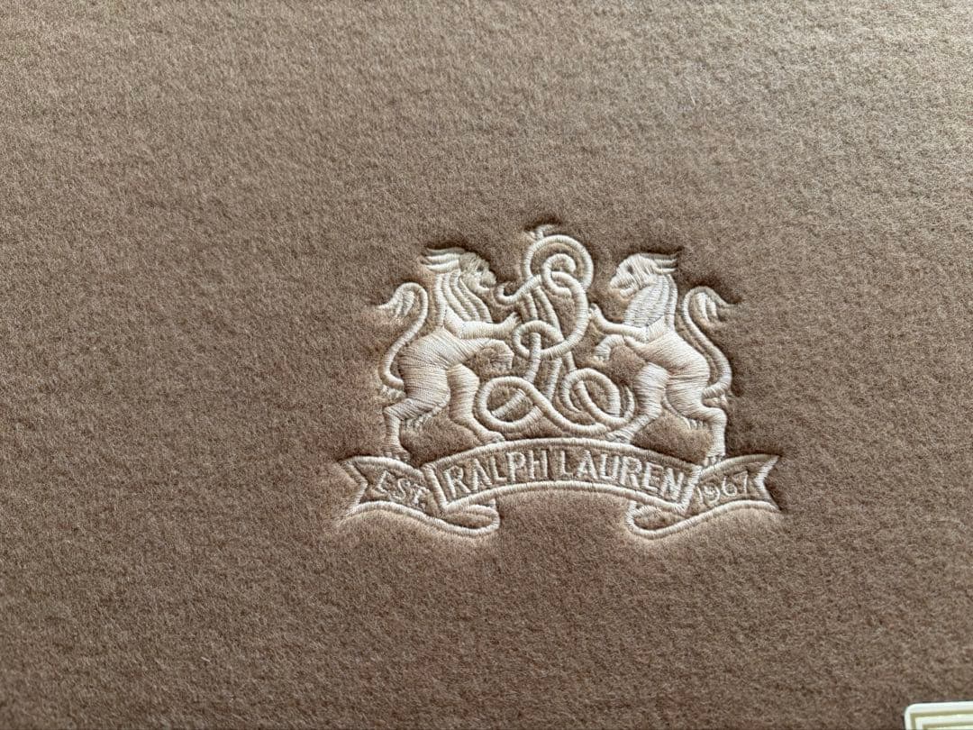 ◎未使用品◎ RALPHLAUREN ラルフローレン毛100% ブランケット毛布