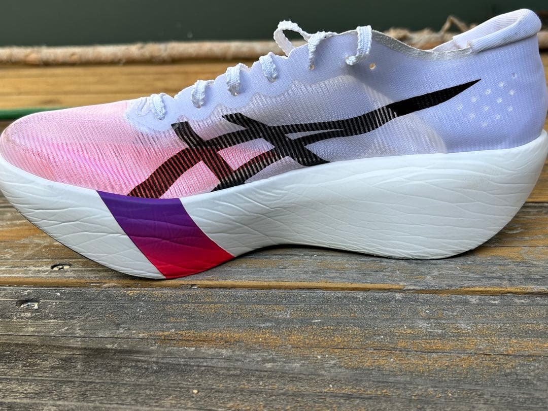 ASICS SPEED RAY 27.0cm ホワイト/フラッシュレッド
