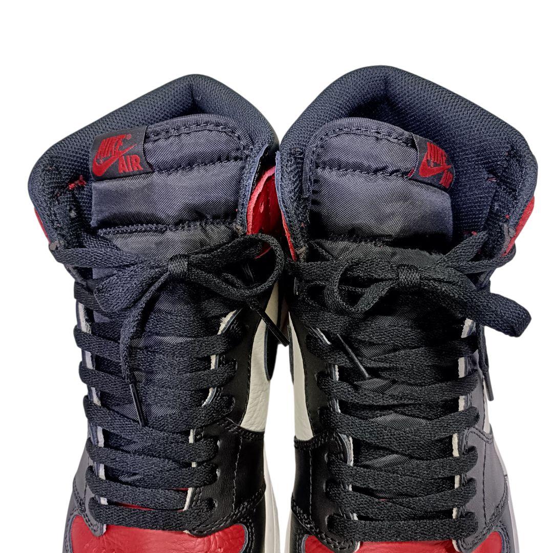 極美品♪ナイキ AIR JORDAN 1 レトロ ハイ ブレッド トゥー 29