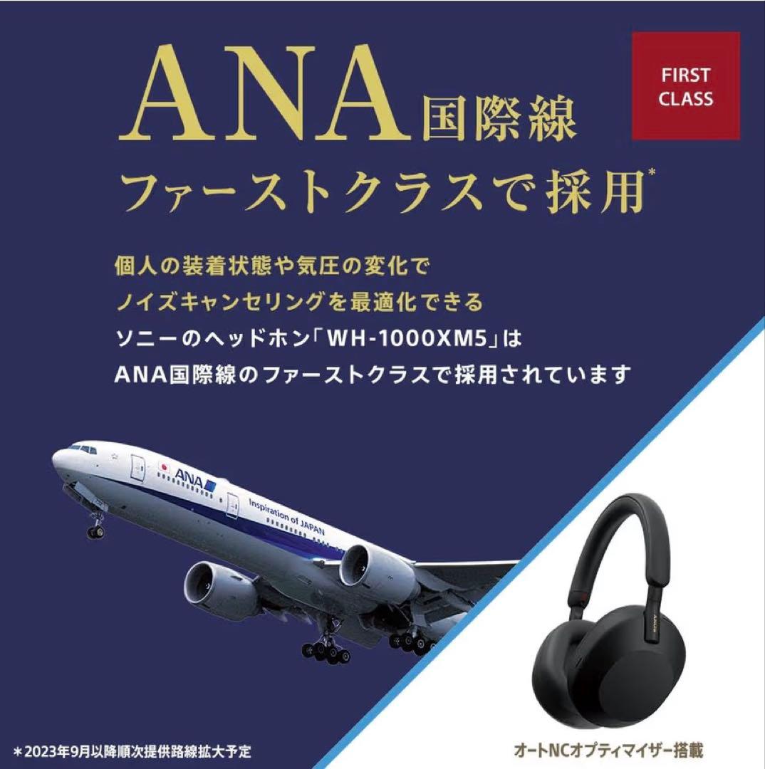 SONY ワイヤレスヘッドセット WH-1000XM5