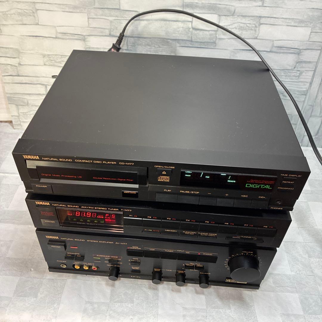 YAMAHA AVアンプ ステレオ CD-M77 T-M77 AV-M77