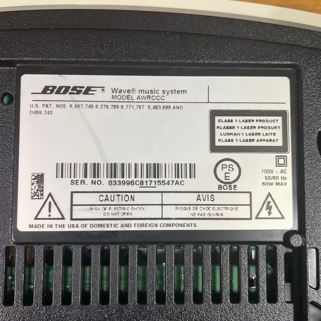 お値下げ中‼️BOSE Wave Music system AWRCCC 動作品