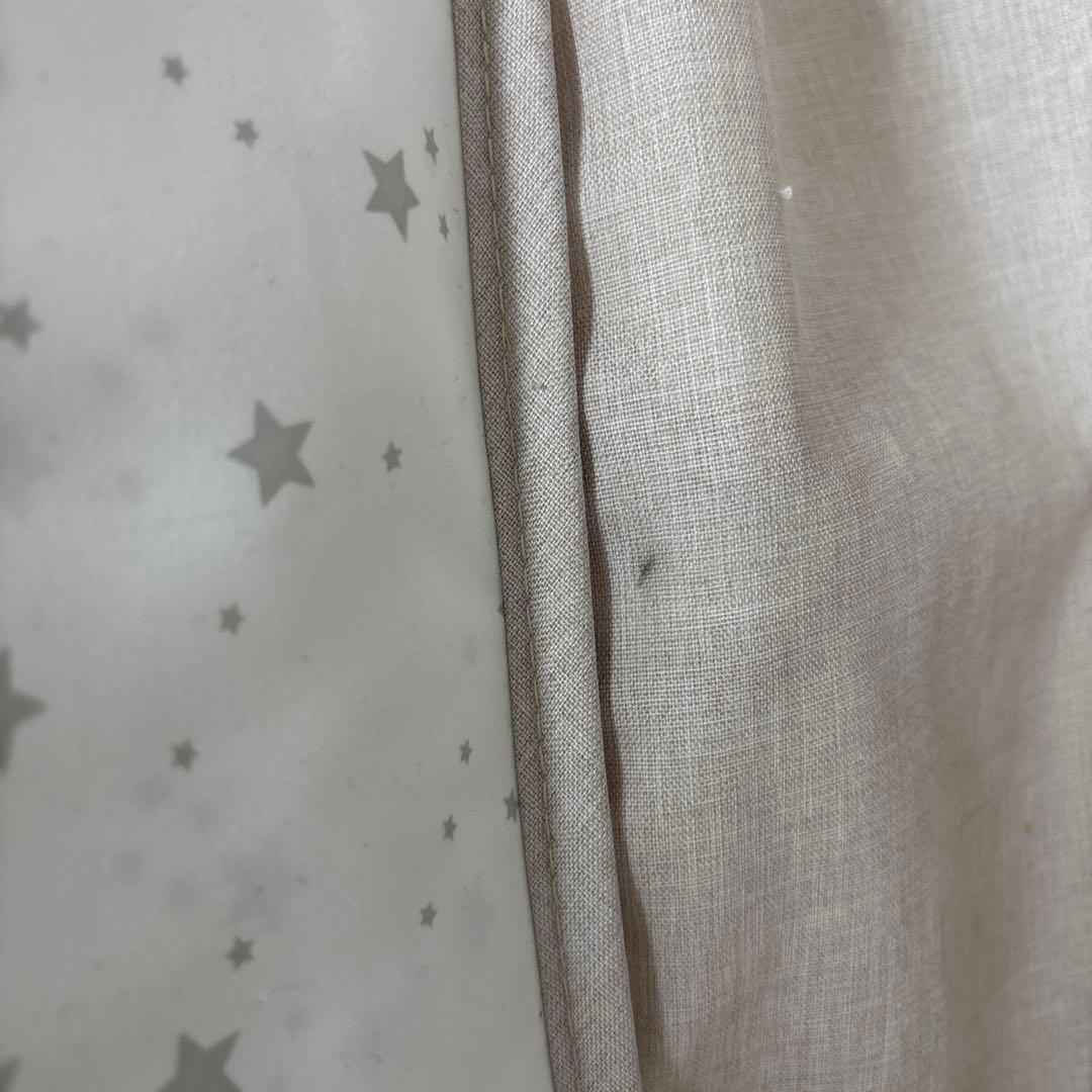 HZDMJ ベビーベッド　カーキ(ベージュ) 防水シーツセット