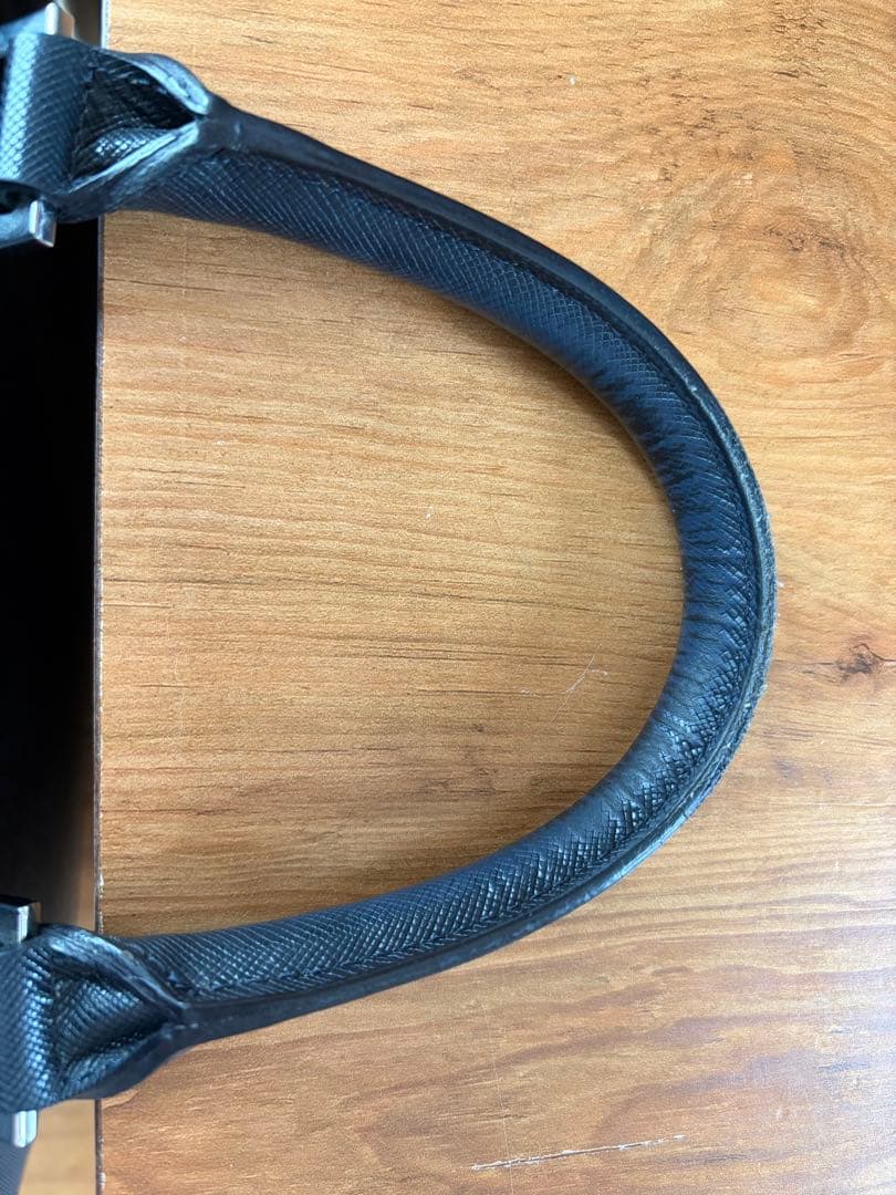 PELLE MORBIDAネイビーレザービジネスバッグ