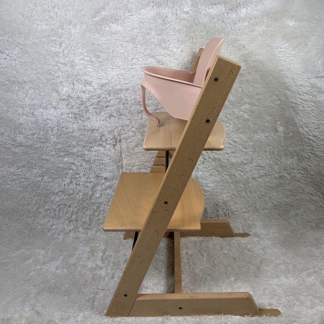 STOKKE TRIP TRAP ベビーチェアS/N 4 ベビーセット付