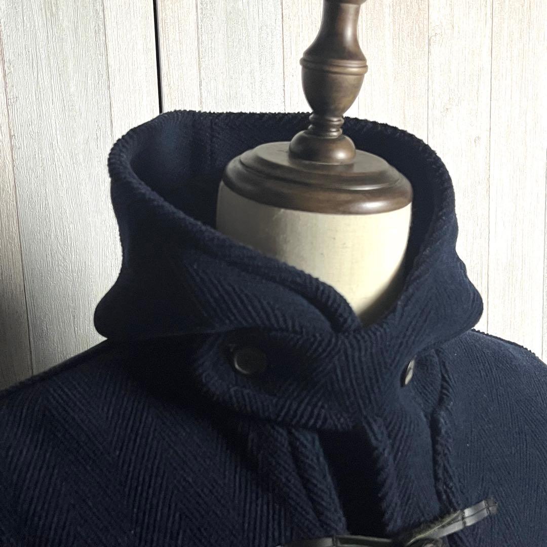 3284【希少キングストン・XL】グローバーオール ヘリンボーン ダッフルコート