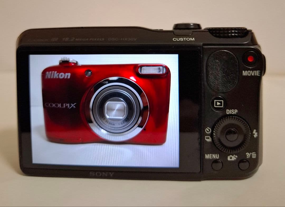 [美品] ソニー Cyber-Shot GPS WiFi DSC-HX30V