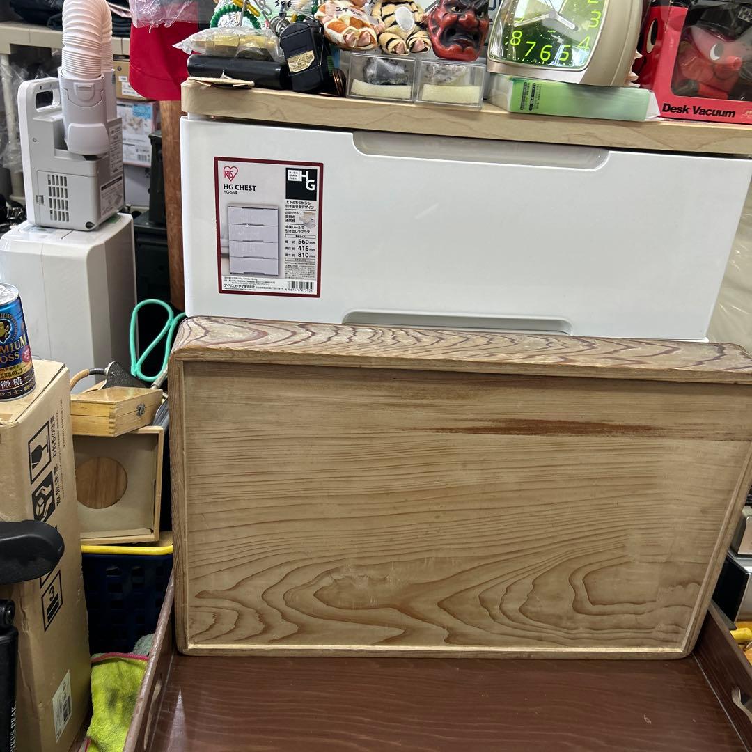 乱箱 欅 乱れ箱 衣裳盆 衣装盆 浴衣入れ 昭和レトロ　　2個セット