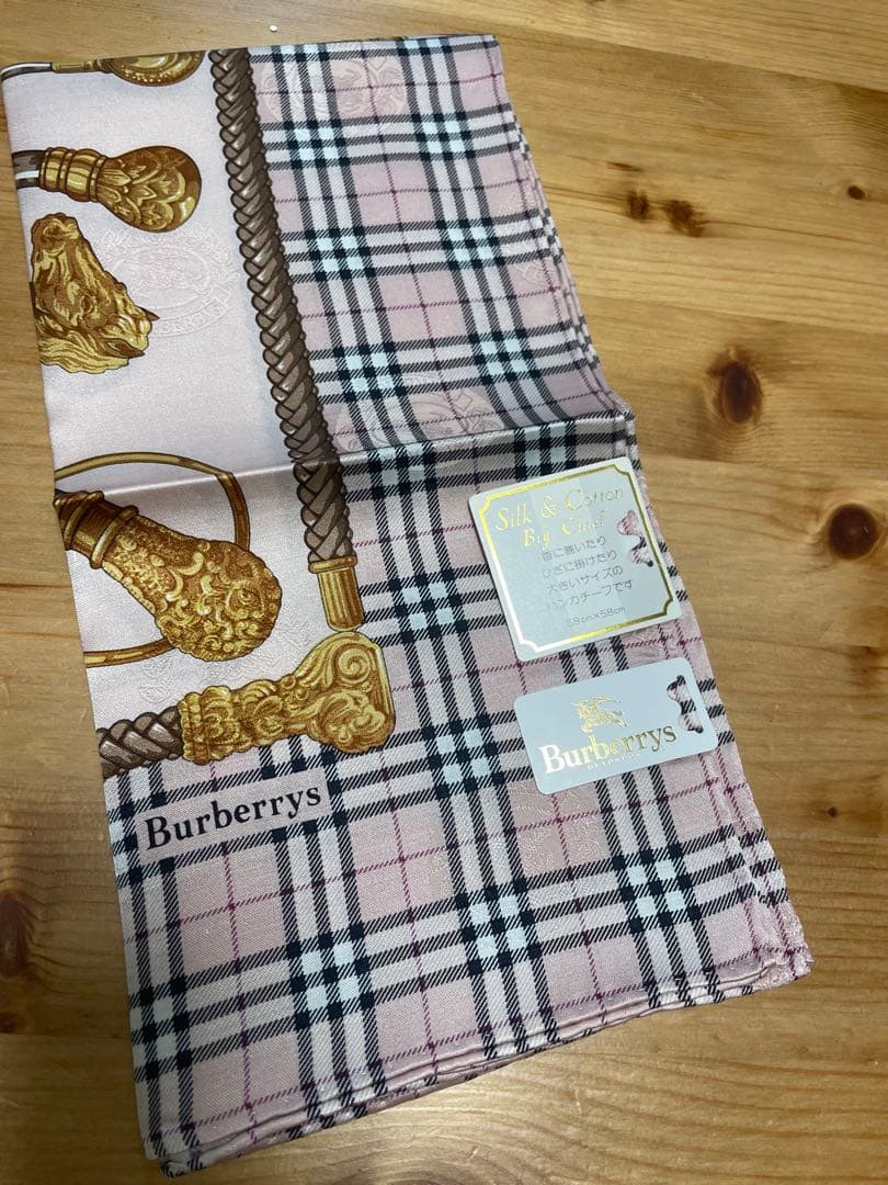 s*y様 Burberry's チェック柄ハンカチーフ3枚セット