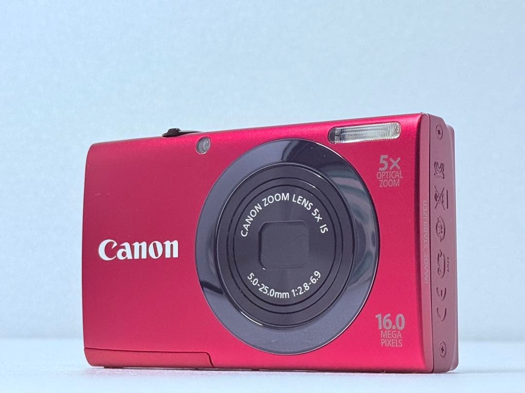 Canon PowerShot A3400 IS レッド 動作＆タッチ良好