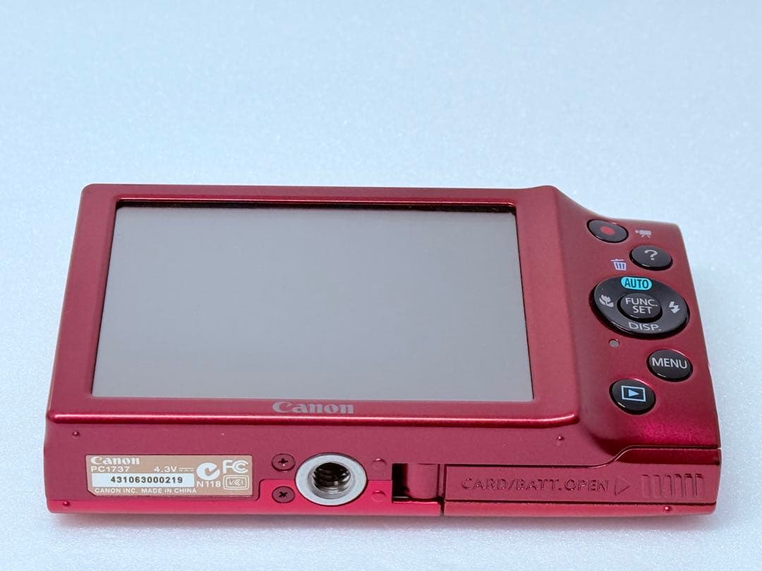 Canon PowerShot A3400 IS レッド 動作＆タッチ良好