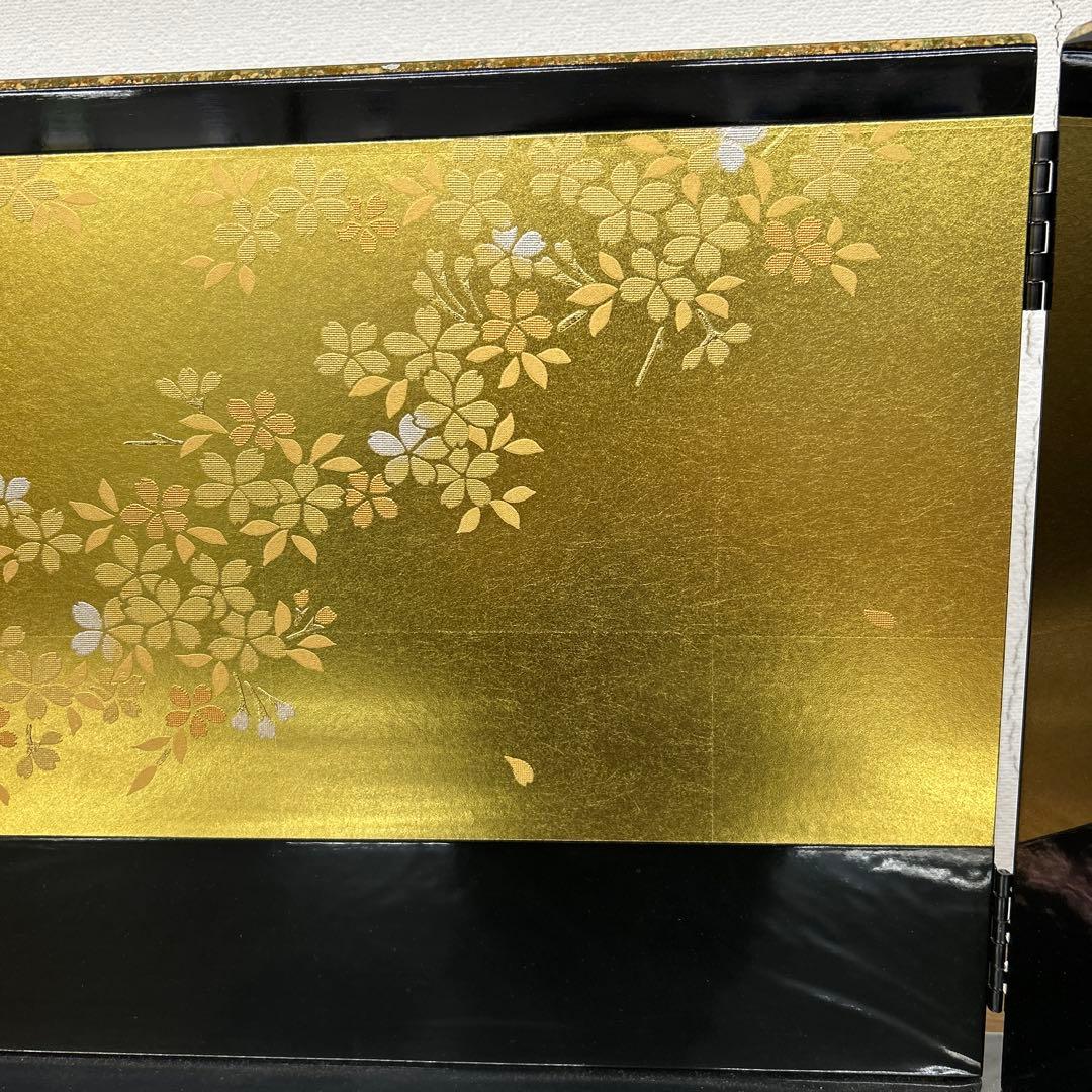 【246】雛人形飾台屏風セットp