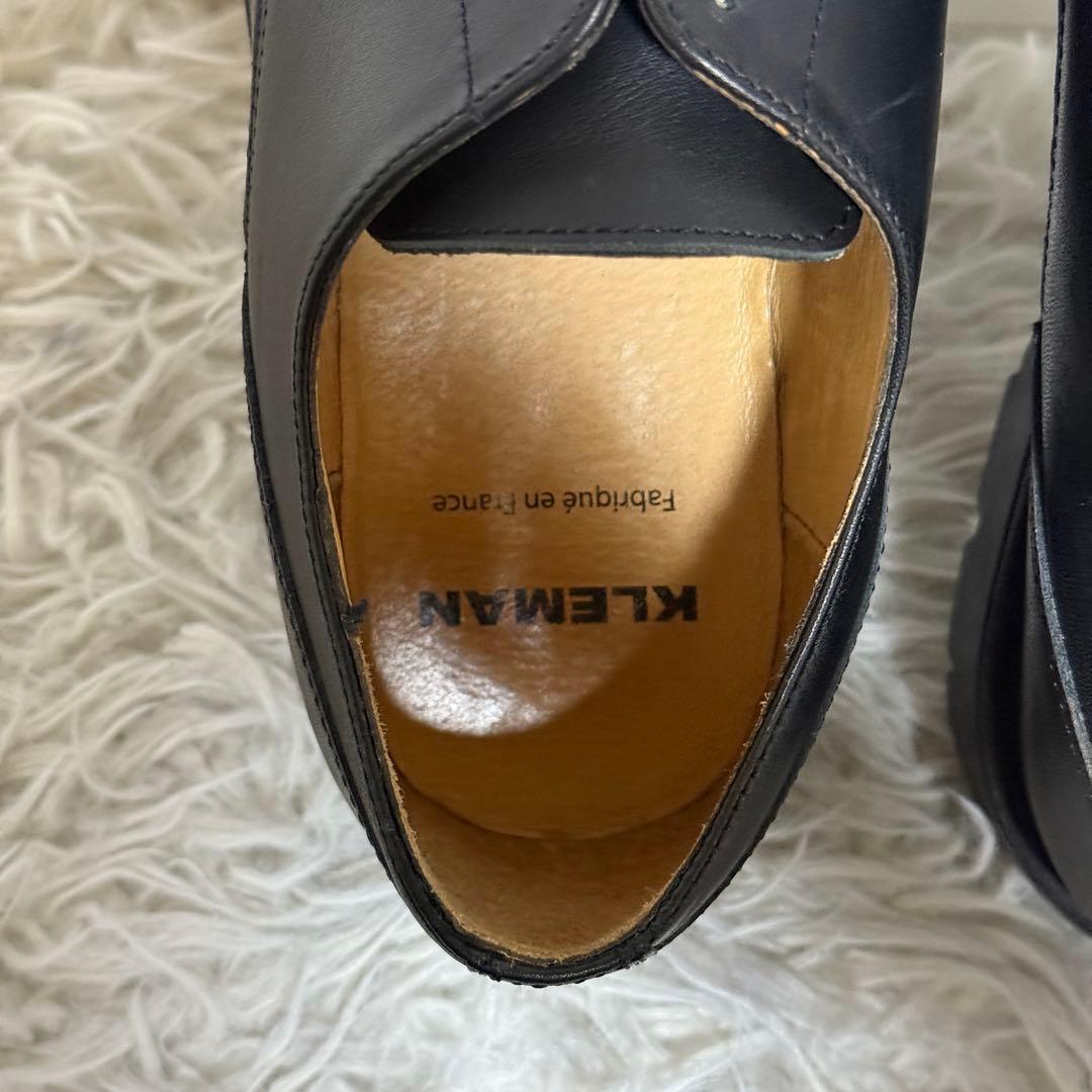 未使用級✨KLEMAN クレマン FRODAN ダービー　Uチップ　レザー 黒