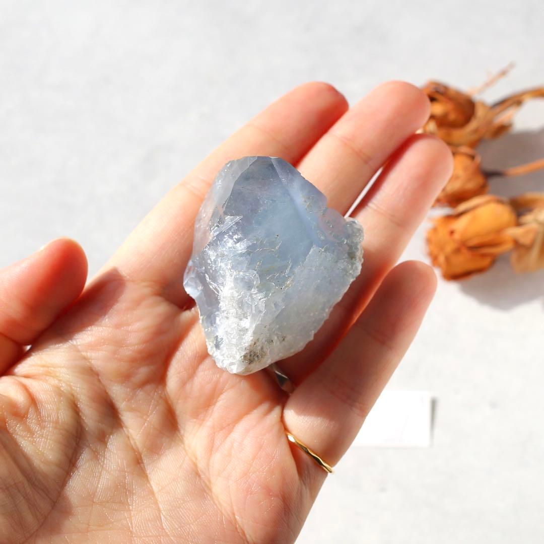 ミニ セレスタイト クラスター天青石 天使の石 鉱物 天然石 安眠 癒し