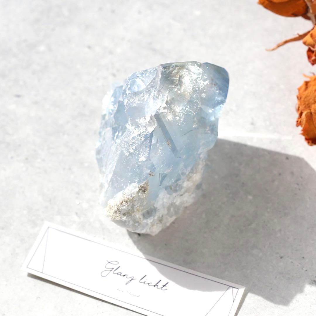 ミニ セレスタイト クラスター天青石 天使の石 鉱物 天然石 安眠 癒し