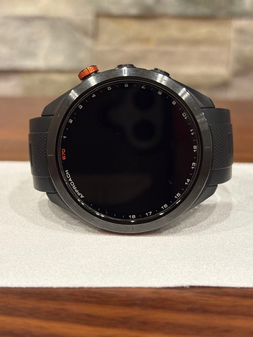【美品】GARMIN APPROACH S70 GPSゴルフウォッチ 47mm