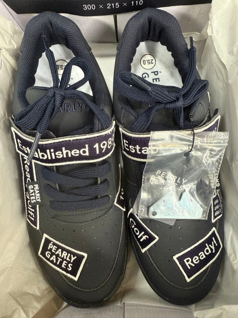 半額‼︎PEARLY GATES ゴルフシューズ ネイビー