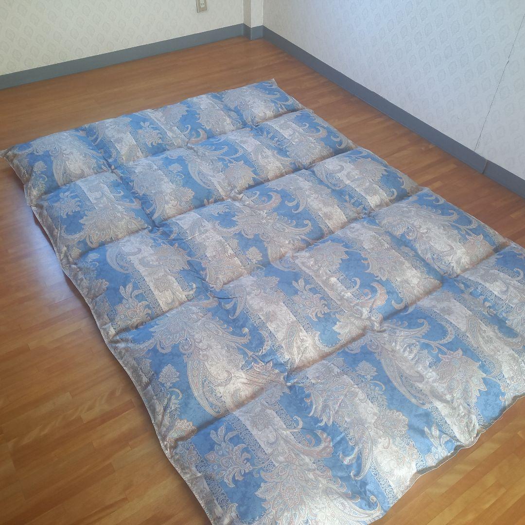 羽毛布団 増量 SDGS リフレッシュ羽毛 高密度生地 清潔 安心 日本製B⑲