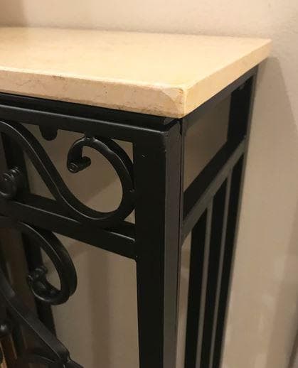 コンソール アイアン 大理石 コンパクト クラシック FM-285-S