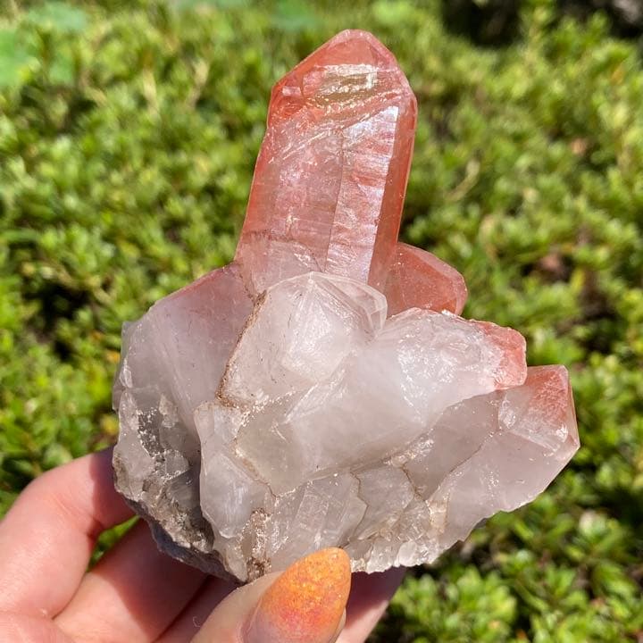 ピンクレムリアンシード クラスター 原石