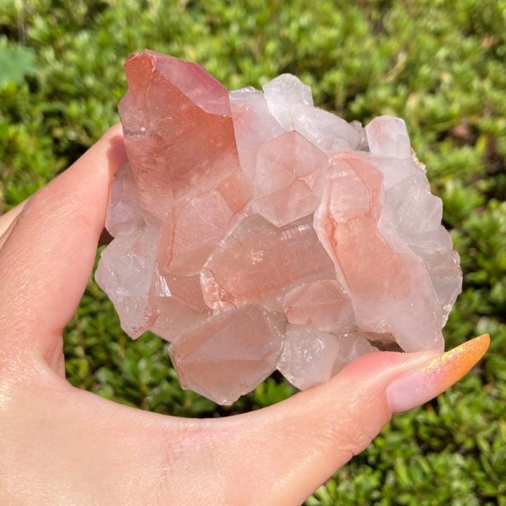 ピンクレムリアンシード クラスター 原石