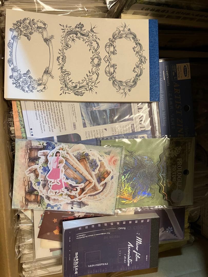 15日迄100サイズ パンパン 海外人物ステッカー まとめ売り 巻マステ 断捨離